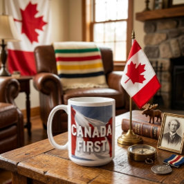 Canada eerst. Bericht van de Conservatieve Partij  Koffiemok