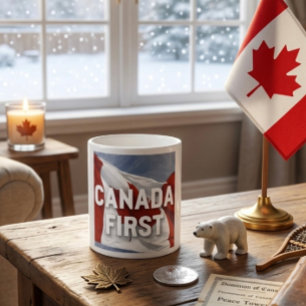 Canada eerst. Conservatieve Partij Canada Grote Koffiekop