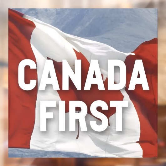 Canada eerst, Conservatieve Partij van Canada Raamsticker