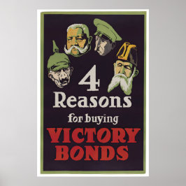 Canada Eerste Wereldoorlog Propagandaposter Victor Poster