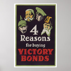 Canada Eerste Wereldoorlog Propagandaposter Victor Poster