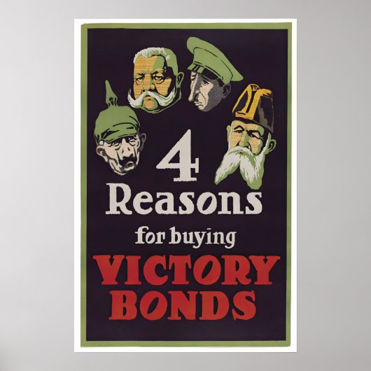 Canada Eerste Wereldoorlog Propagandaposter Victor Poster (Voorkant)