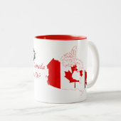 Canada Eh? Beaver Coffee tea cup mok (Voorkant rechts)