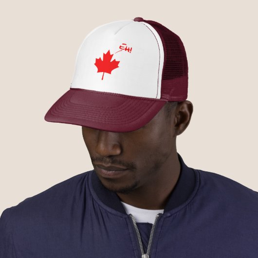Canada Eh. Funny Canadian Pride Trucker Pet (In situ)