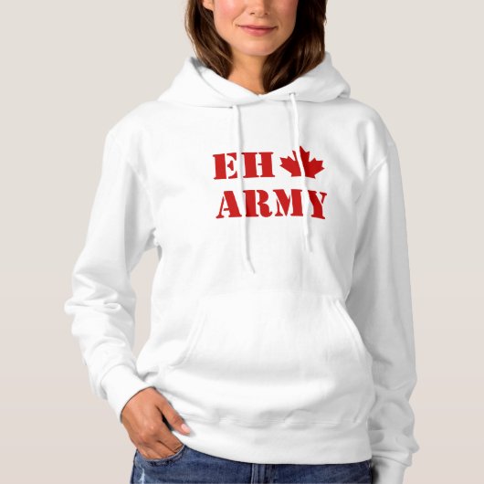 Canada Eh Leger Hoodie (Voorkant)