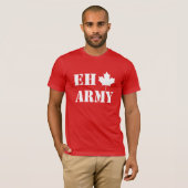 Canada Eh Leger T-shirt (Voorkant volledig)