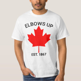 Canada Elbows Up T-shirt, Protest steun shirt, Tru T-shirt