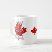 Canada ellebogen omhoog koffiemok (Voorkant links)