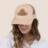 Canada, ellebogen omhoog, trucker pet (In situ)
