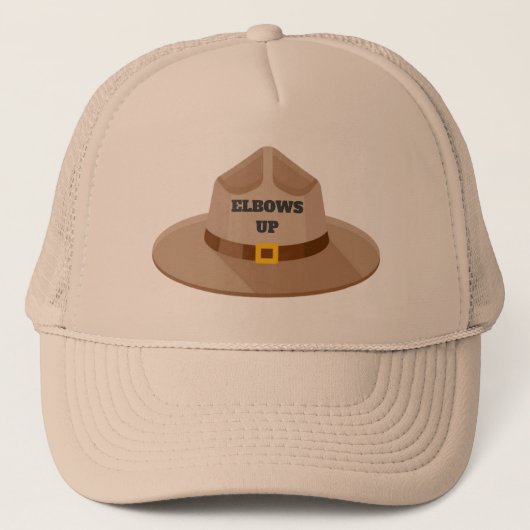 Canada, ellebogen omhoog, trucker pet (Voorkant)