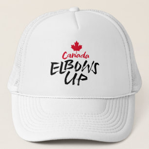 CANADA Elleboog omhoog rode esdoorn is niet te koo Trucker Pet