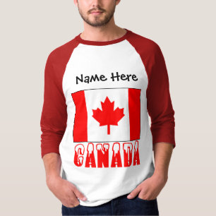 Canada en Canadese vlag Persoonlijk T-shirt