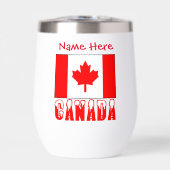 Canada en Canadese vlag Red Personalisatie (Voorkant)