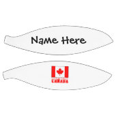 Canada en de Canadese vlag met Jouw naam Basketbal (Panelen)