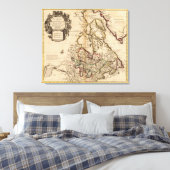 Canada en de Verenigde Staten 2 Canvas Afdruk (Insitu (Slaapkamer))
