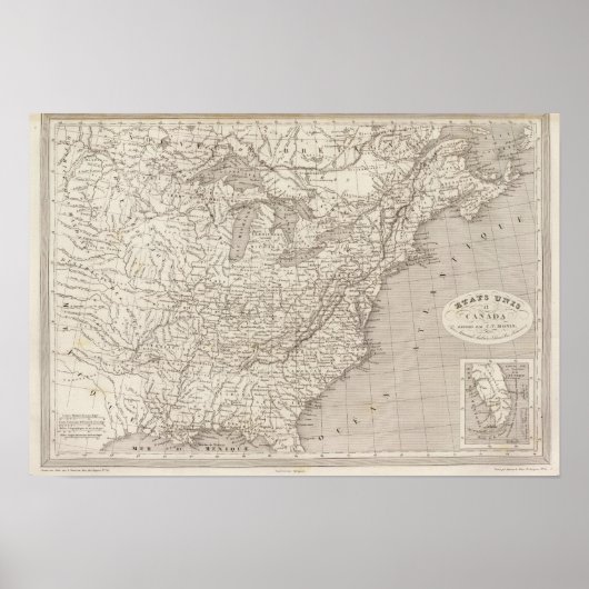 Canada en de Verenigde Staten Poster (Voorkant)