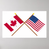Canada en de Verenigde Staten van Amerika Poster (Voorkant)