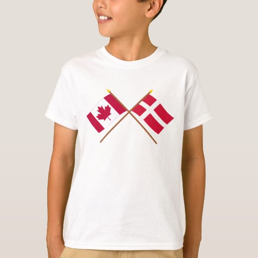 Canada en Denemarken T-shirt (Voorkant)