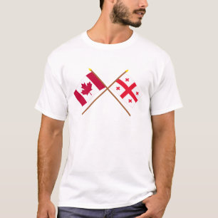 Canada en Georgië T-shirt