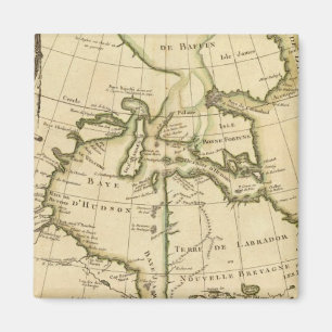 Canada en Groenland Magneet