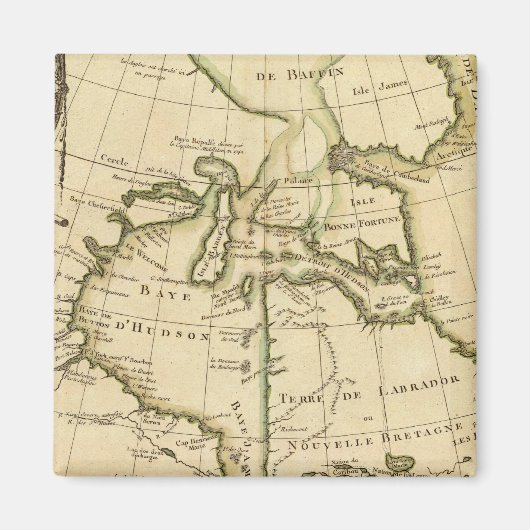 Canada en Groenland Magneet (Voorkant)