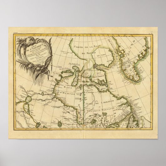 Canada en Groenland Poster (Voorkant)