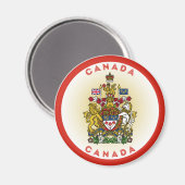 Canada Erfgoed Embleem Magneet (Voorkant / Achterkant)