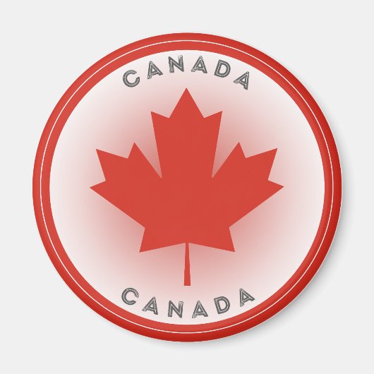 Canada Erfgoed Embleem Magneet (Voorkant)