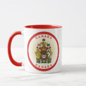 Canada Erfgoed Embleem Mok (Links)