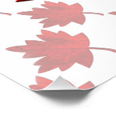 Canada-esdoorn Blad Perfect Poster (Hoek)