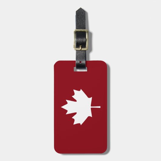Canada Esdoornblad Bagagielabel Bagagelabel (Voorkant verticaal)