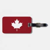 Canada Esdoornblad Bagagielabel Bagagelabel (Achterkant horizontaal)