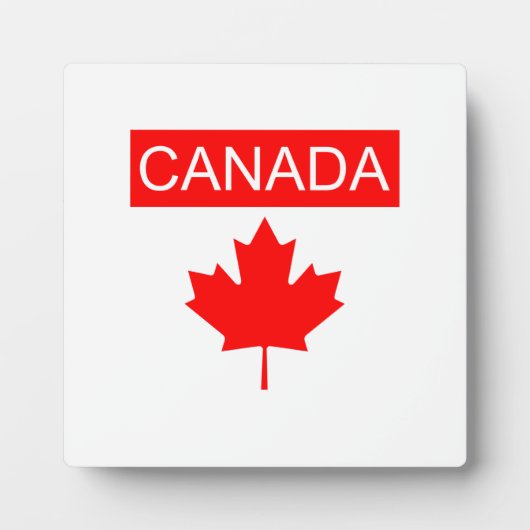 Canada Esdoornblad Fotoplaat (Voorkant)