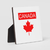 Canada Esdoornblad Fotoplaat (Voorkant)
