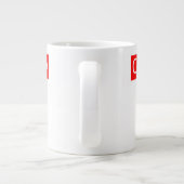 Canada Esdoornblad Grote Koffiekop (Achterkant)