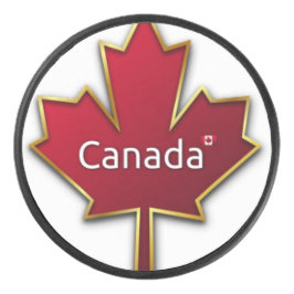 Canada Esdoornblad Hockey Puck