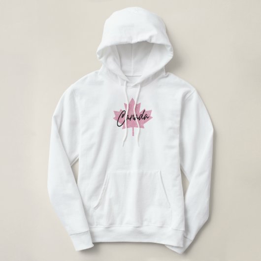 Canada Esdoornblad Hoodie (Design voorkant)