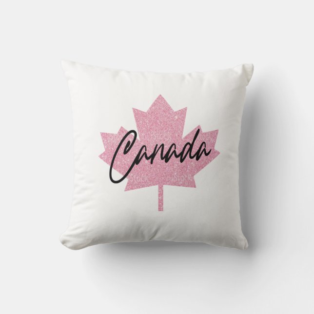 Canada Esdoornblad    Kussen (Voorkant)