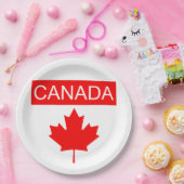 Canada Esdoornblad  Papieren Bordje (Feest)