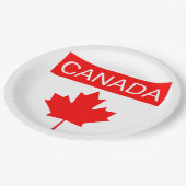 Canada Esdoornblad  Papieren Bordje (Gekanteld)