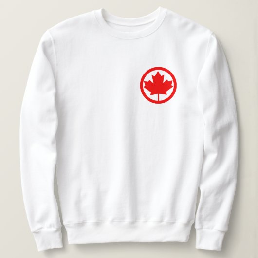 Canada Esdoornblad Trui (Design voorkant)
