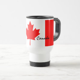 Canada Esdoornblad Vlag Kleuren Reisbeker