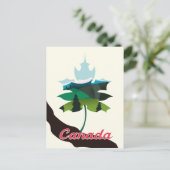 Canada esdoornblad witte editie briefkaart (Staand voorkant)