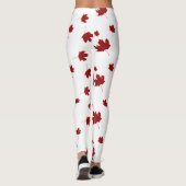 Canada esple leaf canada day print coole Leggings (Achterkant)