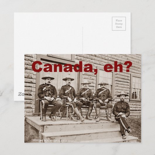 Canada EU Mounties Foto Briefkaart (Voorkant / Achterkant)