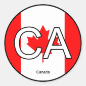 Canada Euro Sticker (Voorkant)