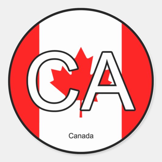 Canada Euro Sticker (Voorkant)