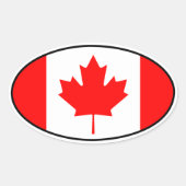 Canada Euro Sticker (Voorkant)