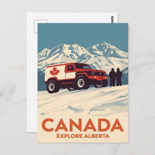 Canada Explore Alberta Off-Road Adventure Briefkaart (Voorkant / Achterkant)