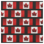 Canada Fabric Canada Flag Fabric Gepersonaliseerd Stof (Close Up)